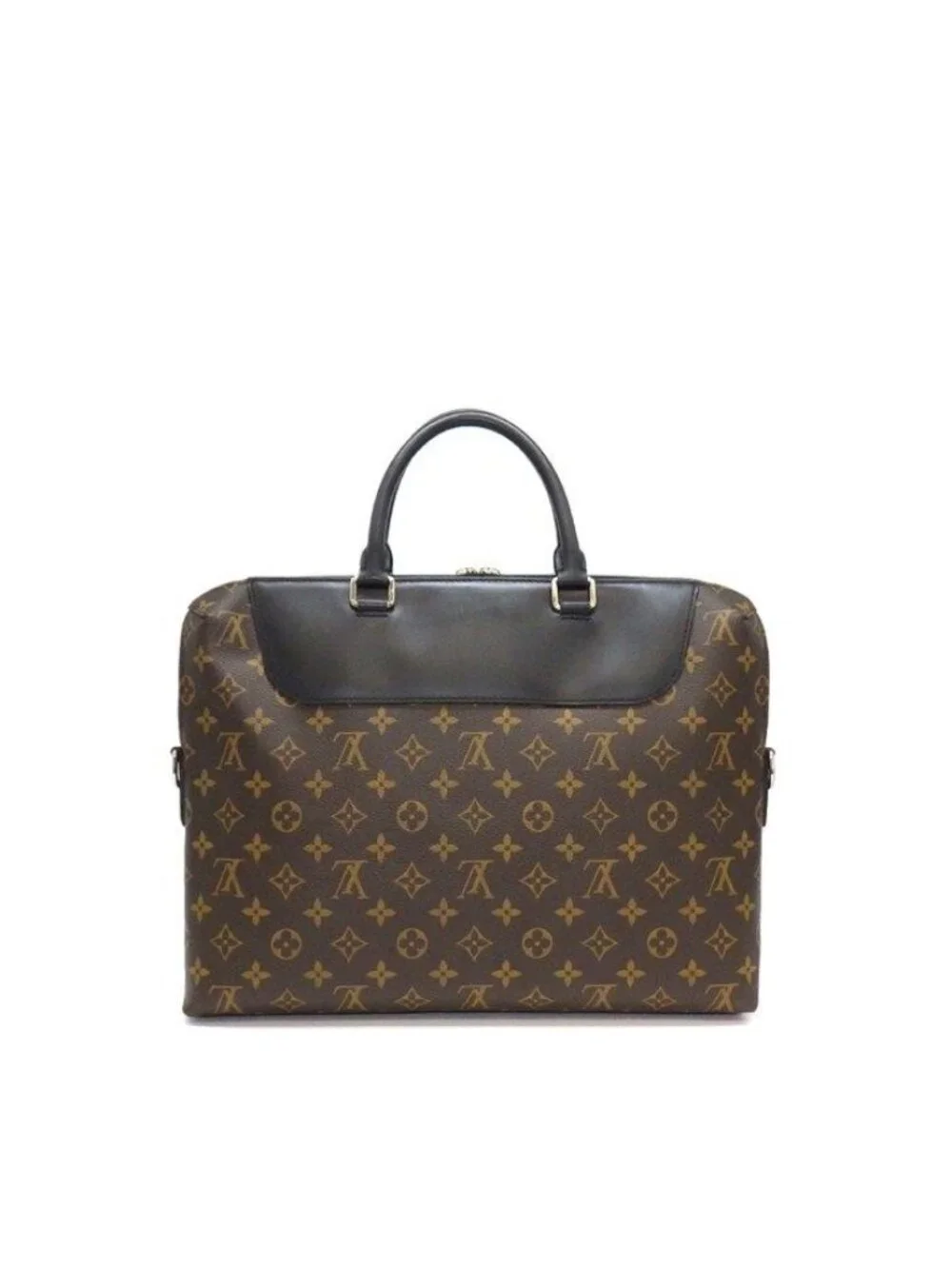 Louis Vuitton Business Bag Porte Documents Jules Monogram Macassar Leather